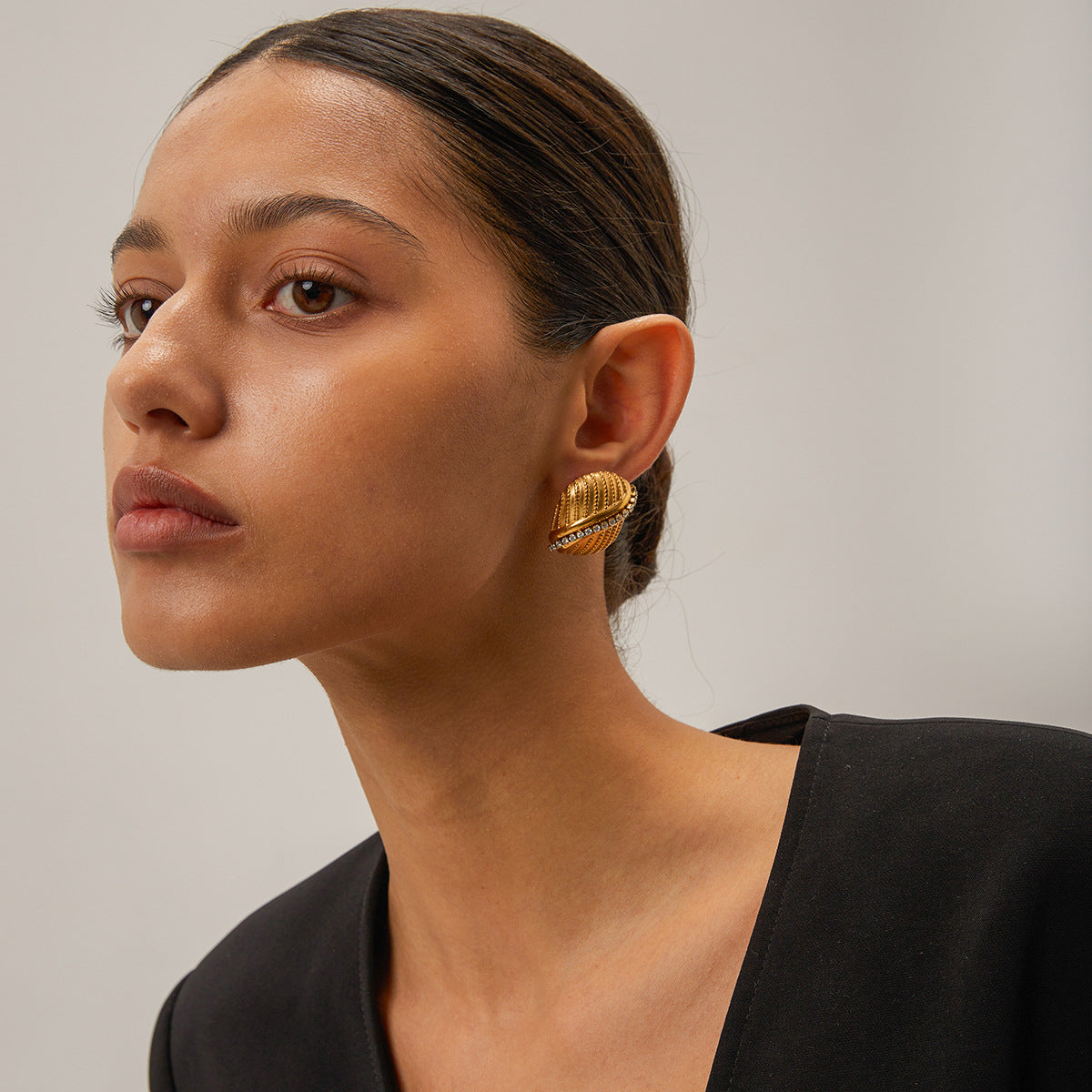 Boucles d'oreilles Odine en or 18 carats pour femme