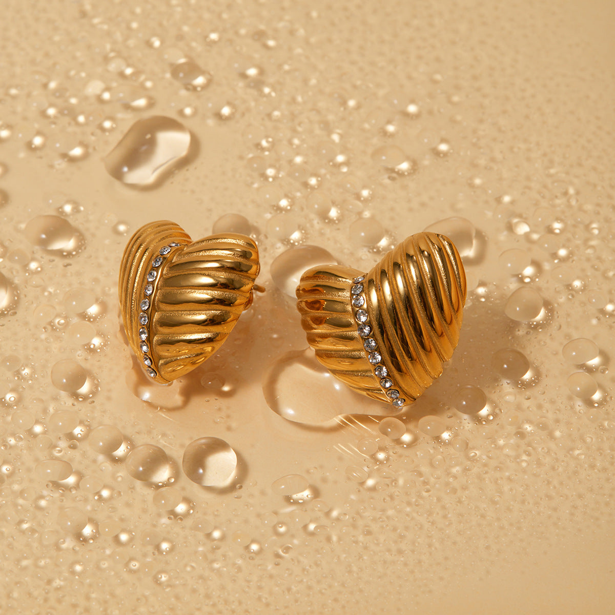 Boucles d'oreilles Selene en or pour femme