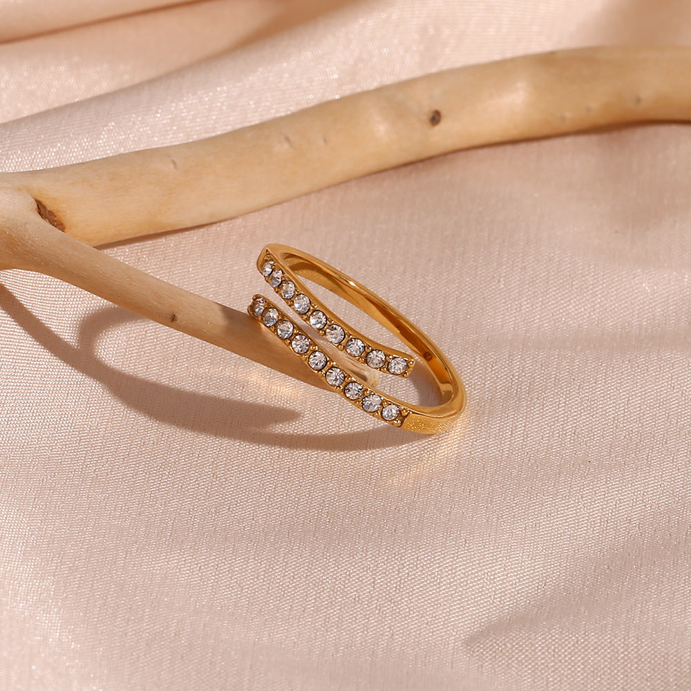 Bague Celestine en or à diamants pour femme