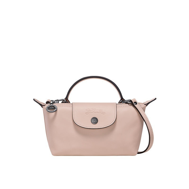 LONGCHAMP MINI SAC EN CUIR - ROSE