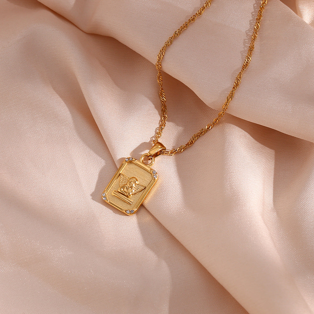Collier Cleo en or 18 carats pour femme