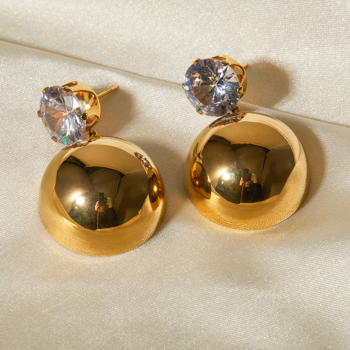 Boucles d'oreilles Gretta en or pour femme