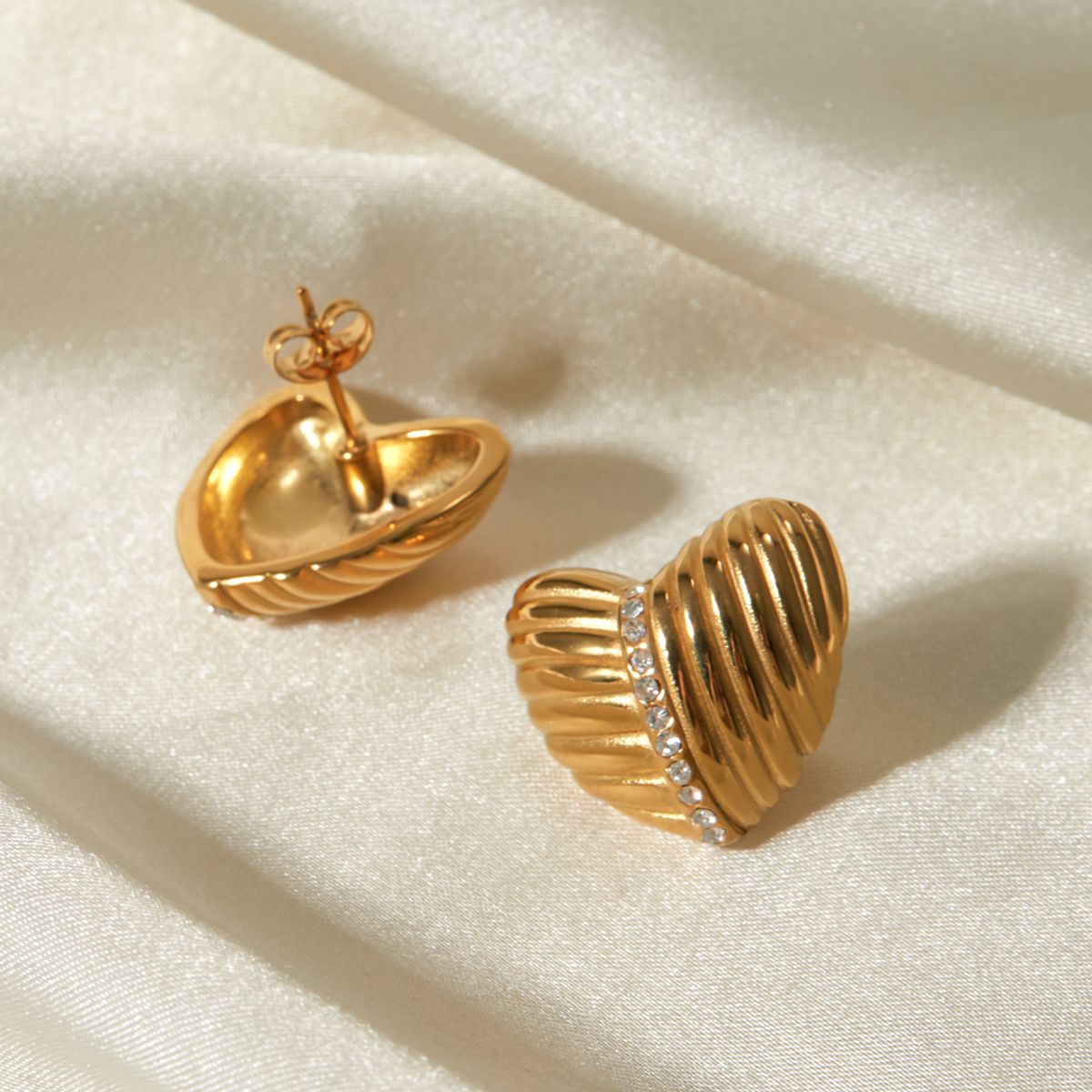 Boucles d'oreilles Selene en or pour femme