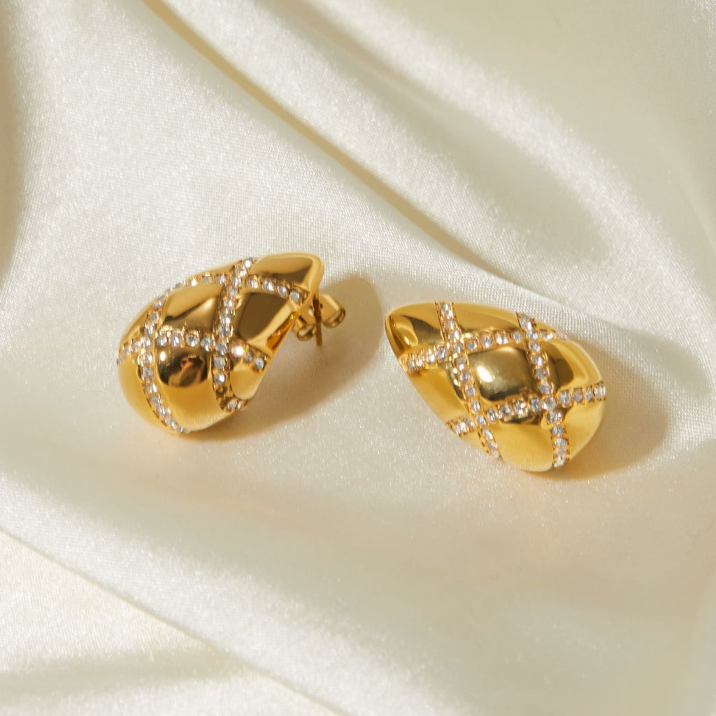Boucles d'oreilles Linnea en or à diamants