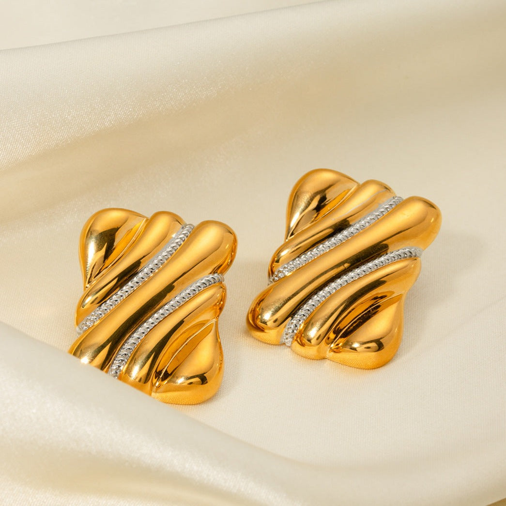 Boucles d'oreilles Pippa en or 18 carats pour femme