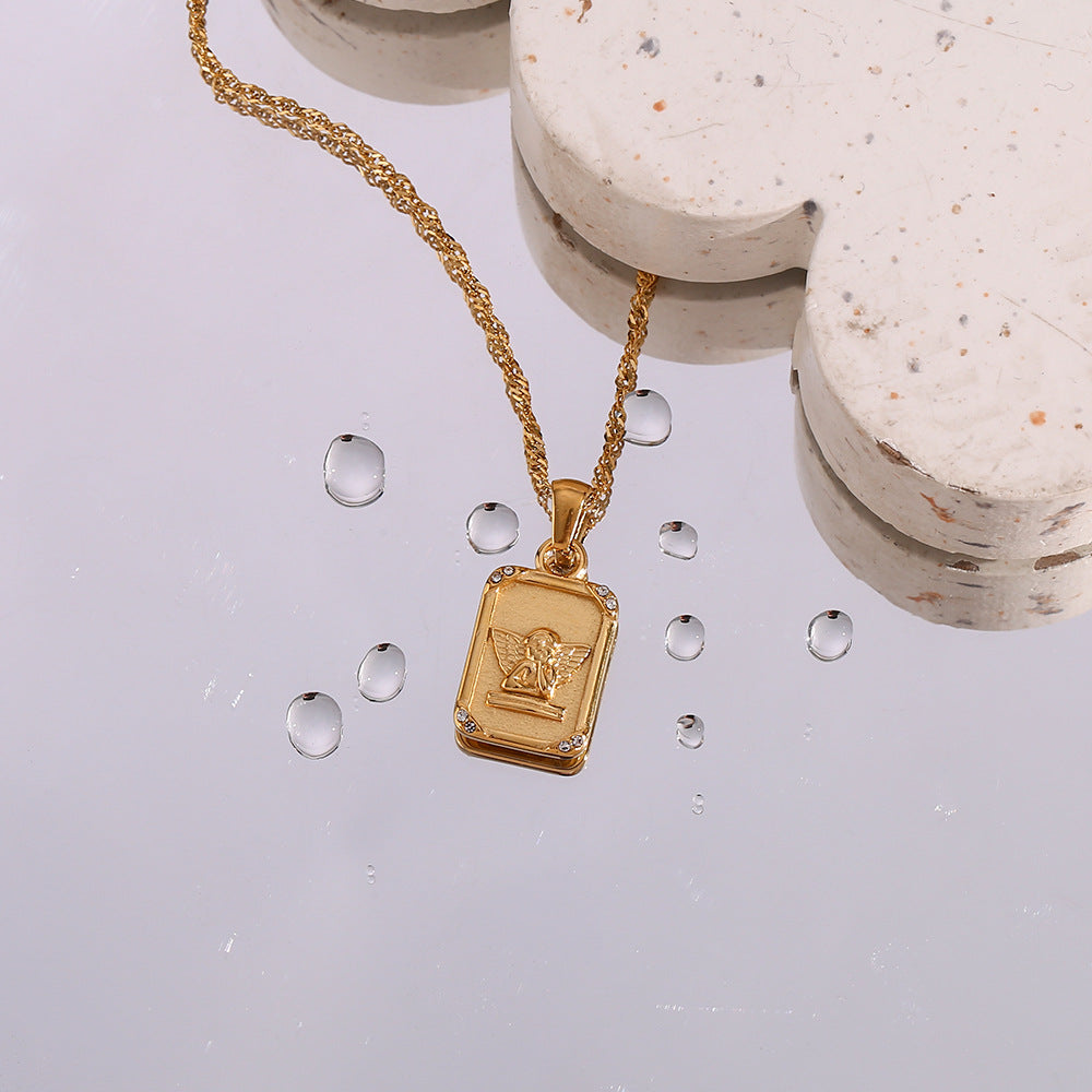 Collier Cleo en or 18 carats pour femme