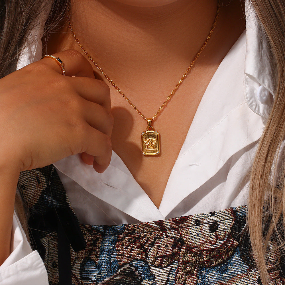 Collier Cleo en or 18 carats pour femme