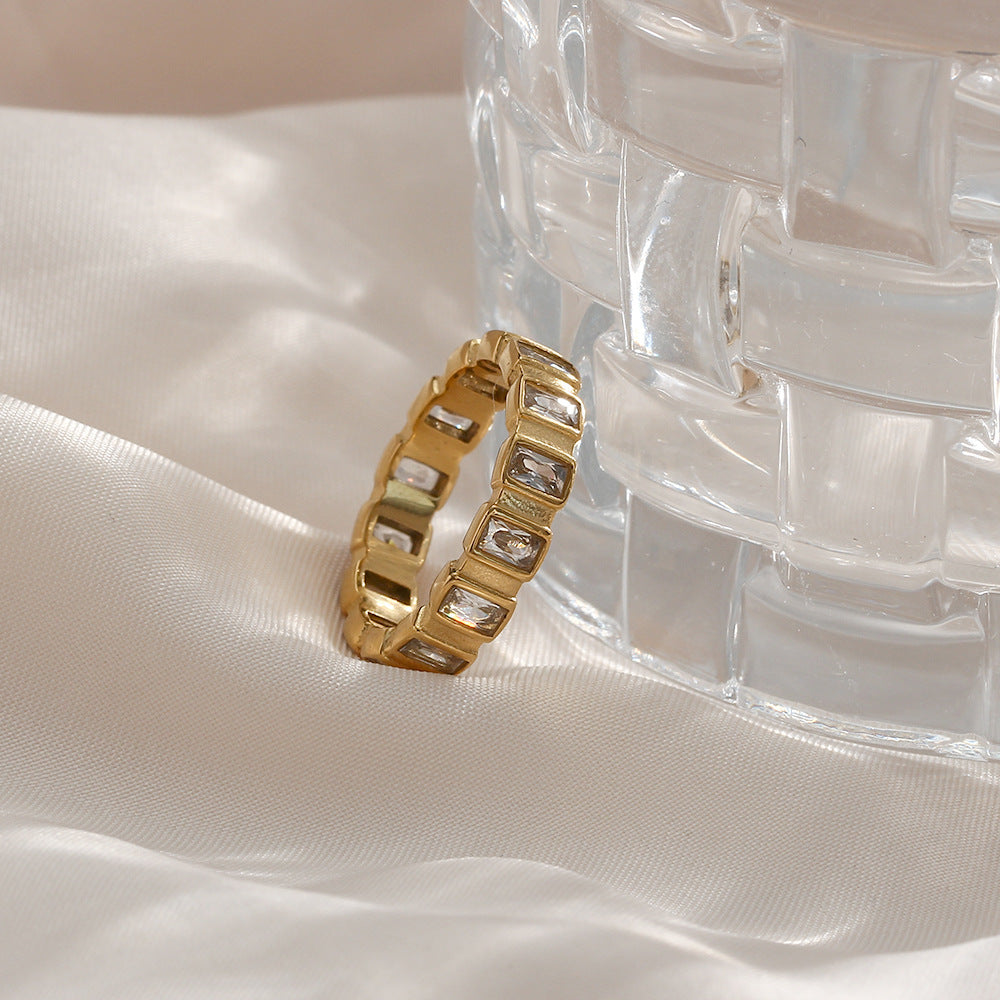 Bague Calla en or 18 carats à diamants pour femme