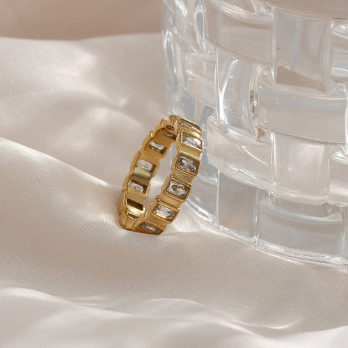Bague Calla en or 18 carats à diamants pour femme