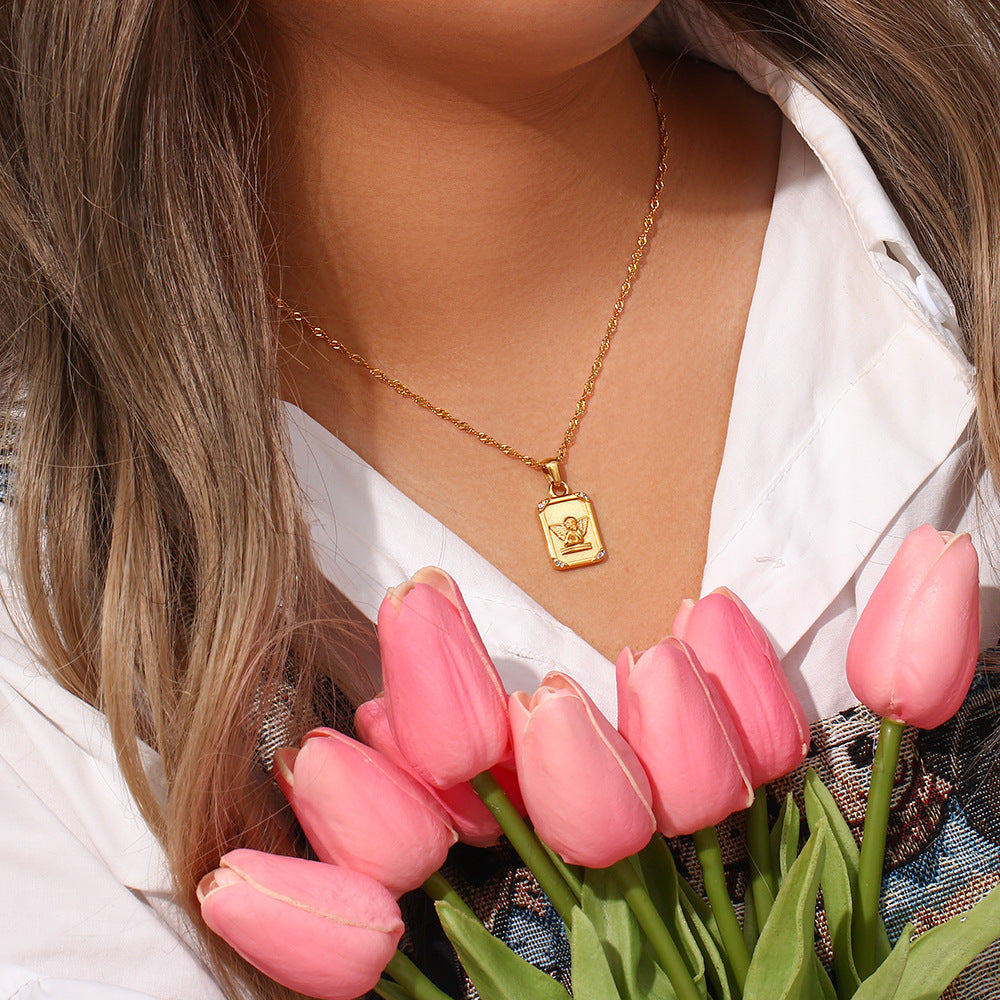 Collier Cleo en or 18 carats pour femme