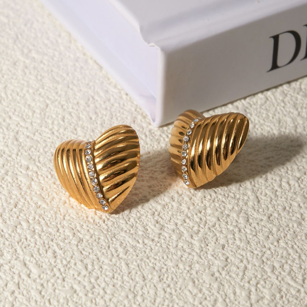 Boucles d'oreilles Selene en or pour femme