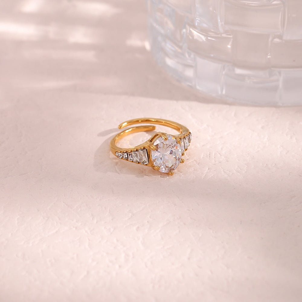 Bague Syllia en or 18 carats à diamants pour femme