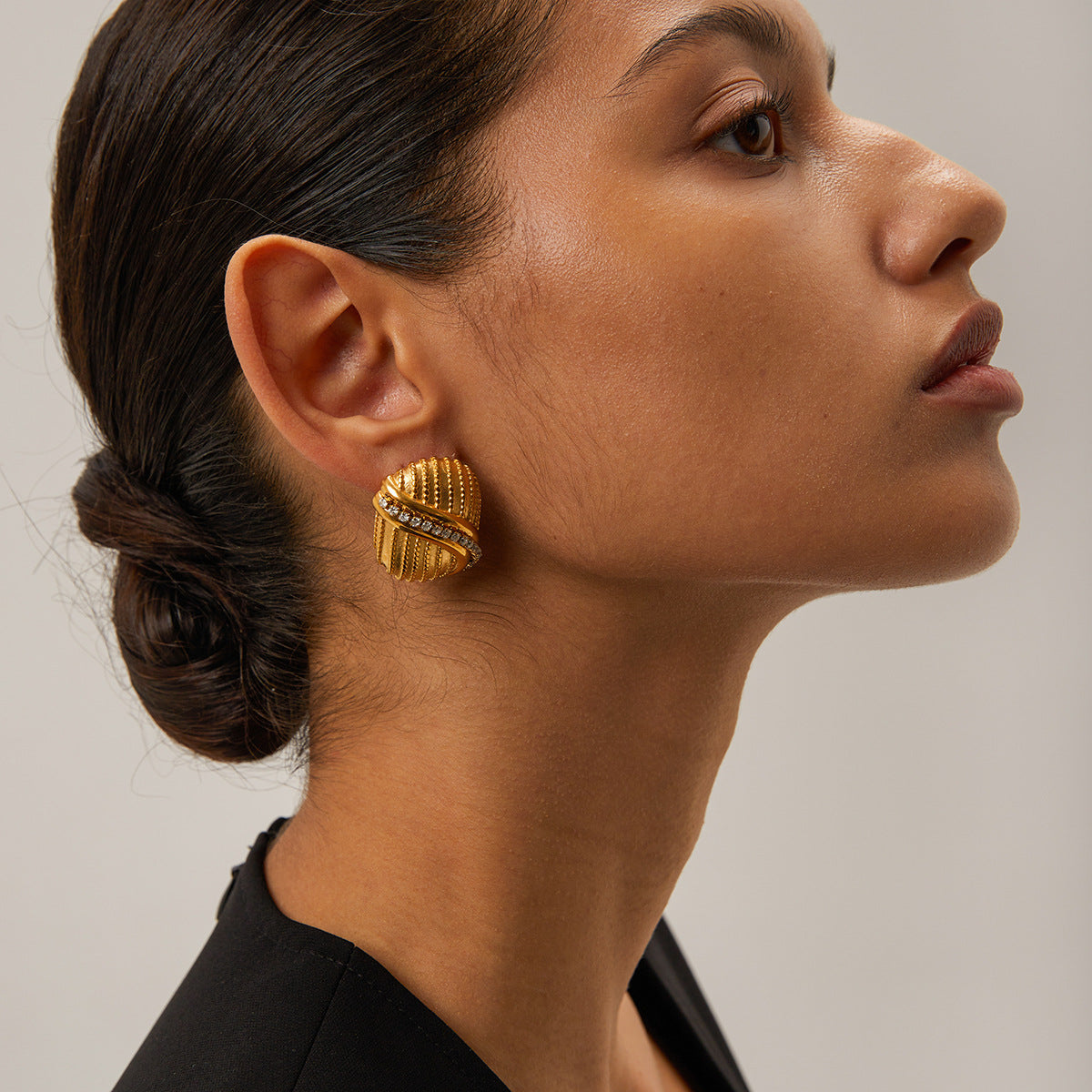Boucles d'oreilles Odine en or 18 carats pour femme