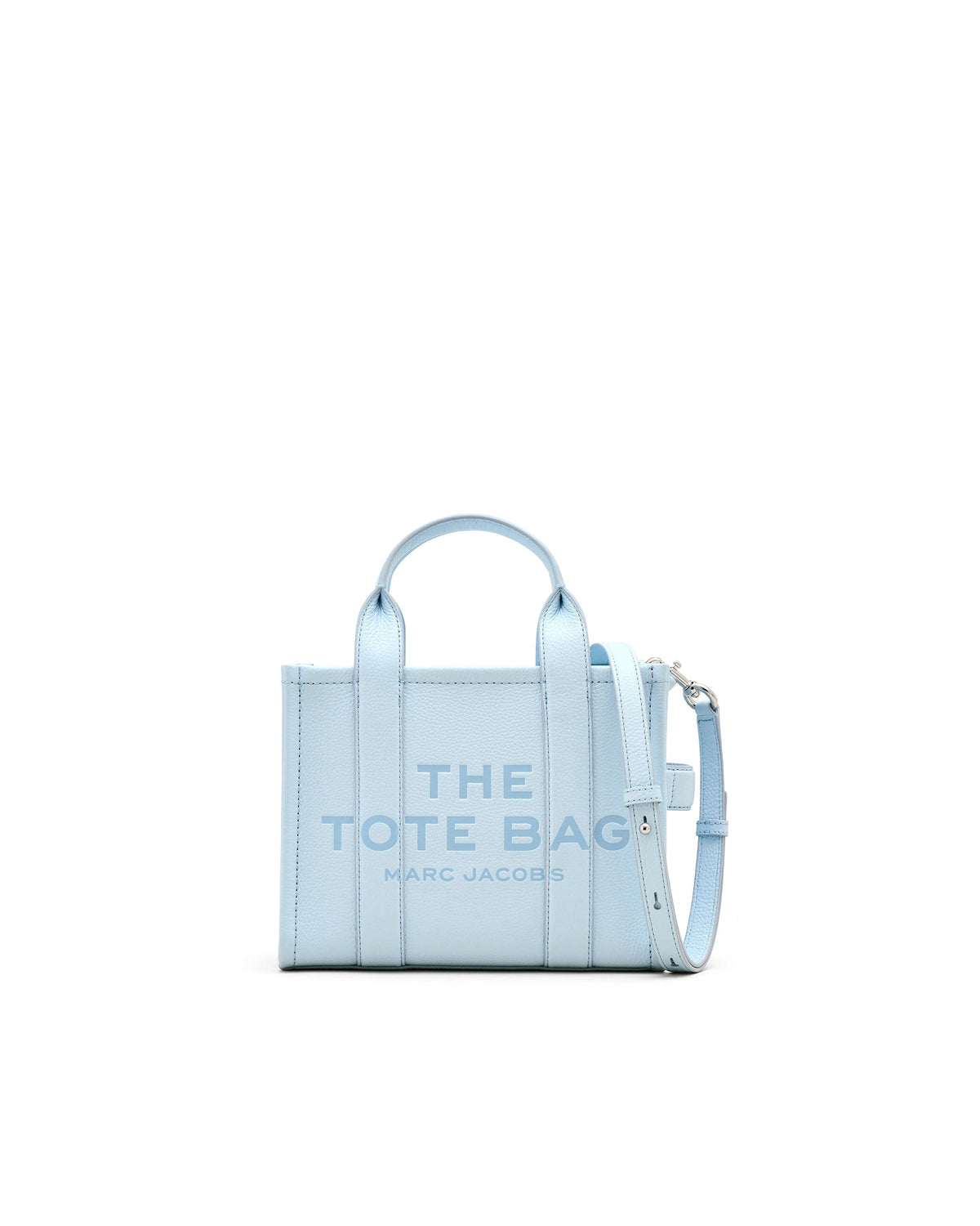 Marc Jacobs The Leather Medium Tote Bag - Cloud Blue