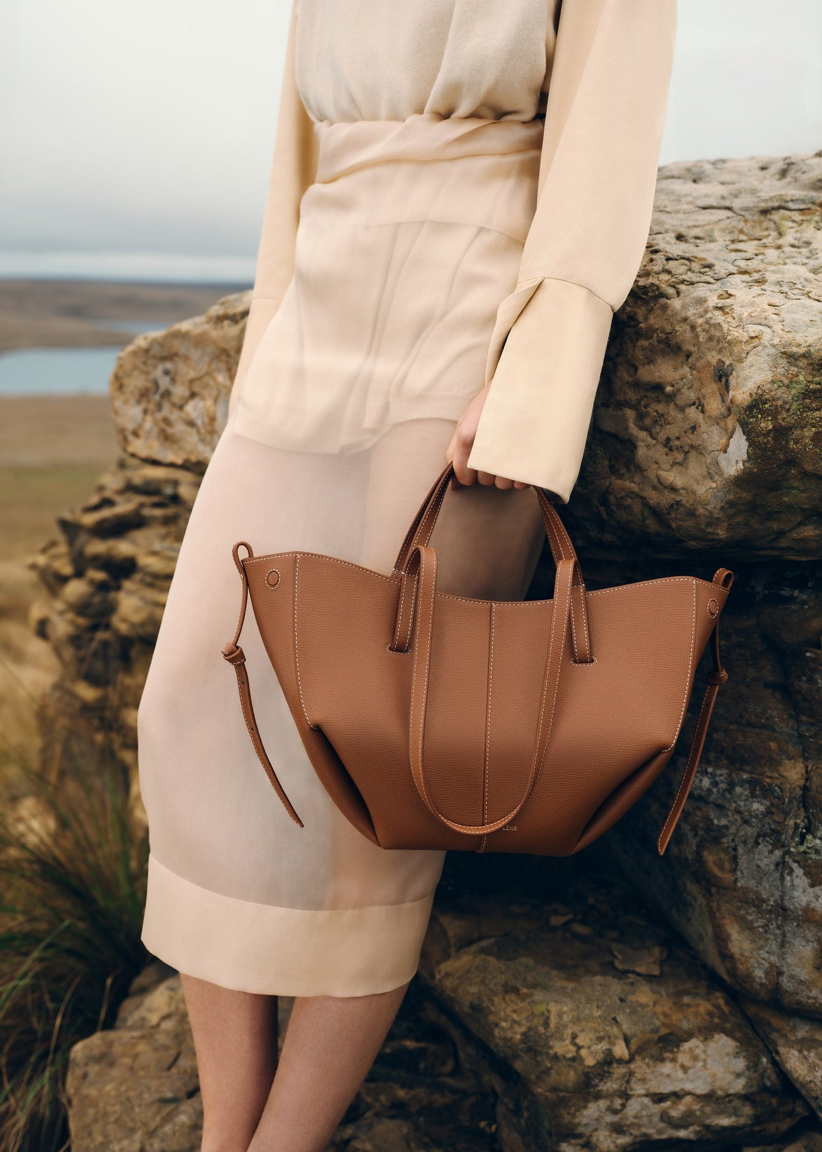 Polène Cyme Mini - Camel Grainé