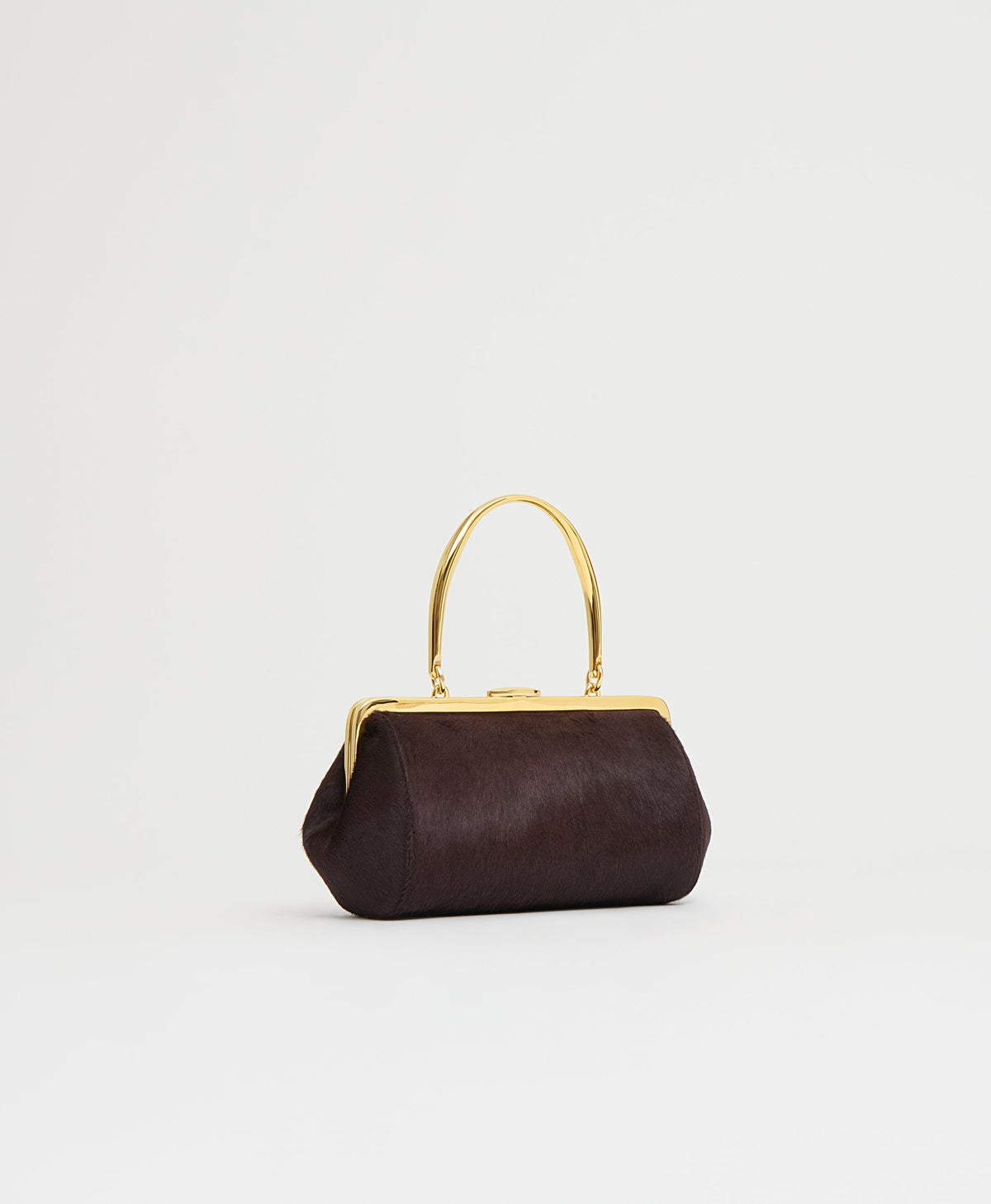 Mansur Gavriel Pina Evening Bag - Plum Ponyhair