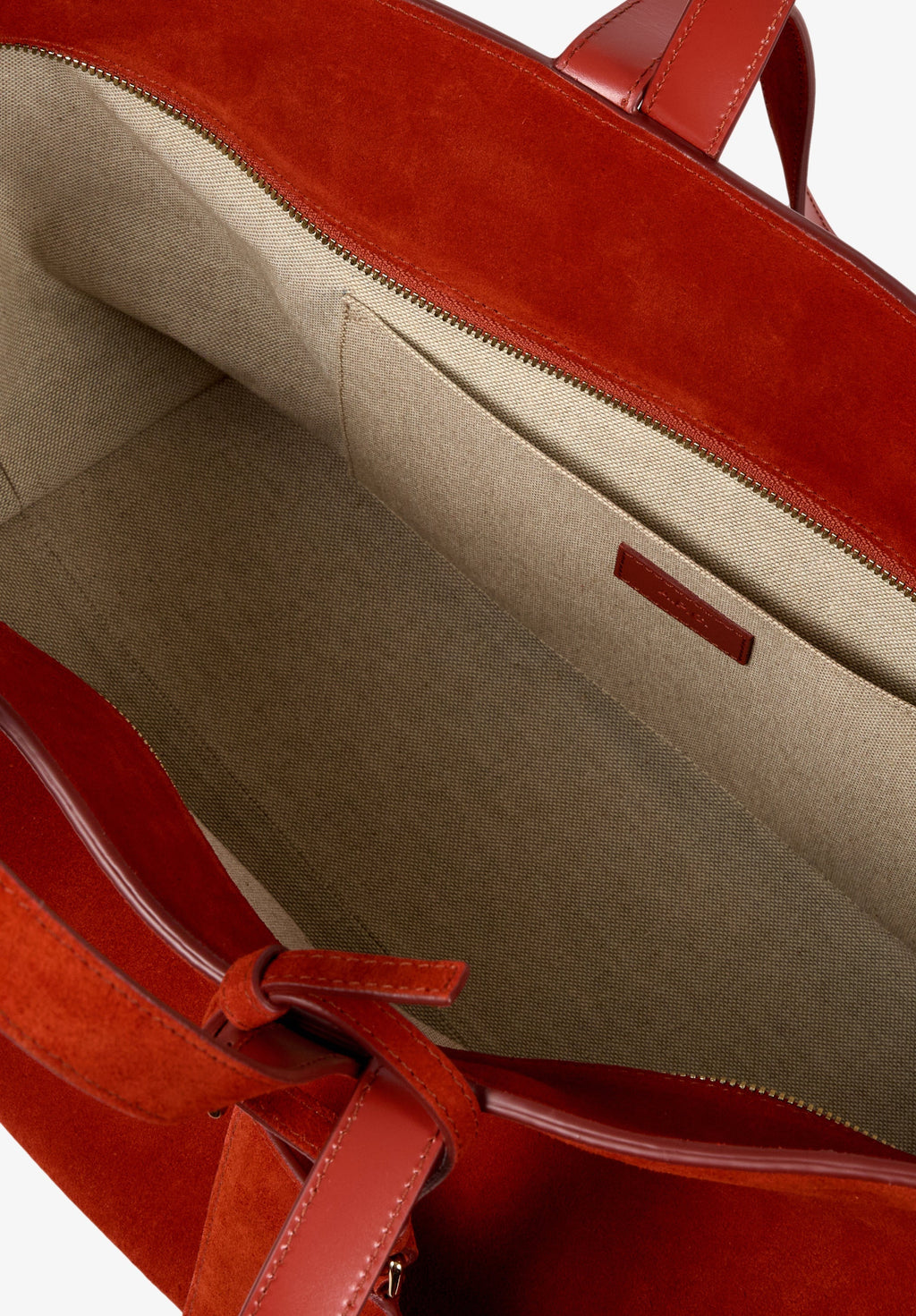 A.P.C. Drummer Bag - Rust Suede