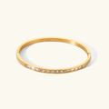 Jonc Grace élégant en or à diamants pour femme
