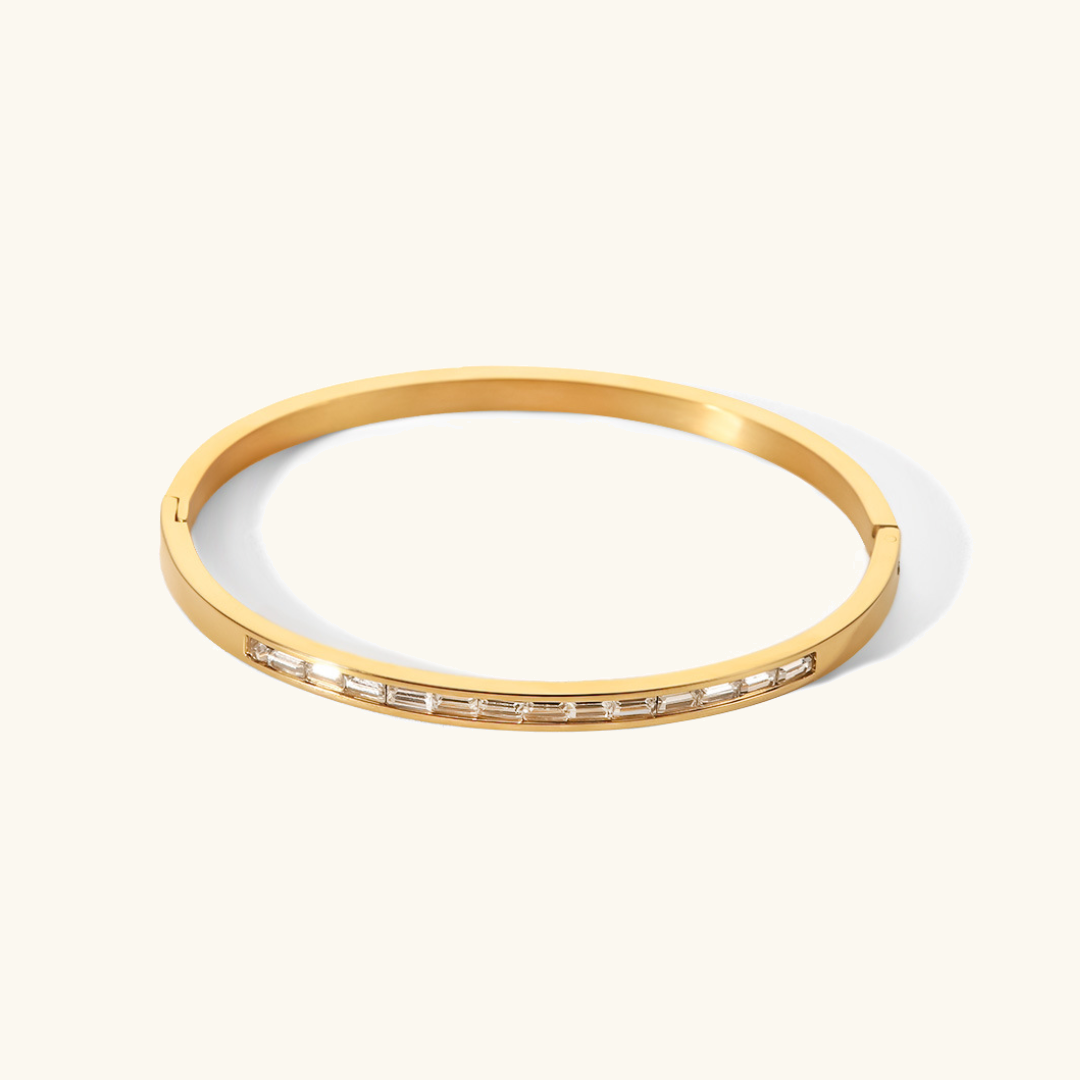 Jonc Grace élégant en or à diamants pour femme