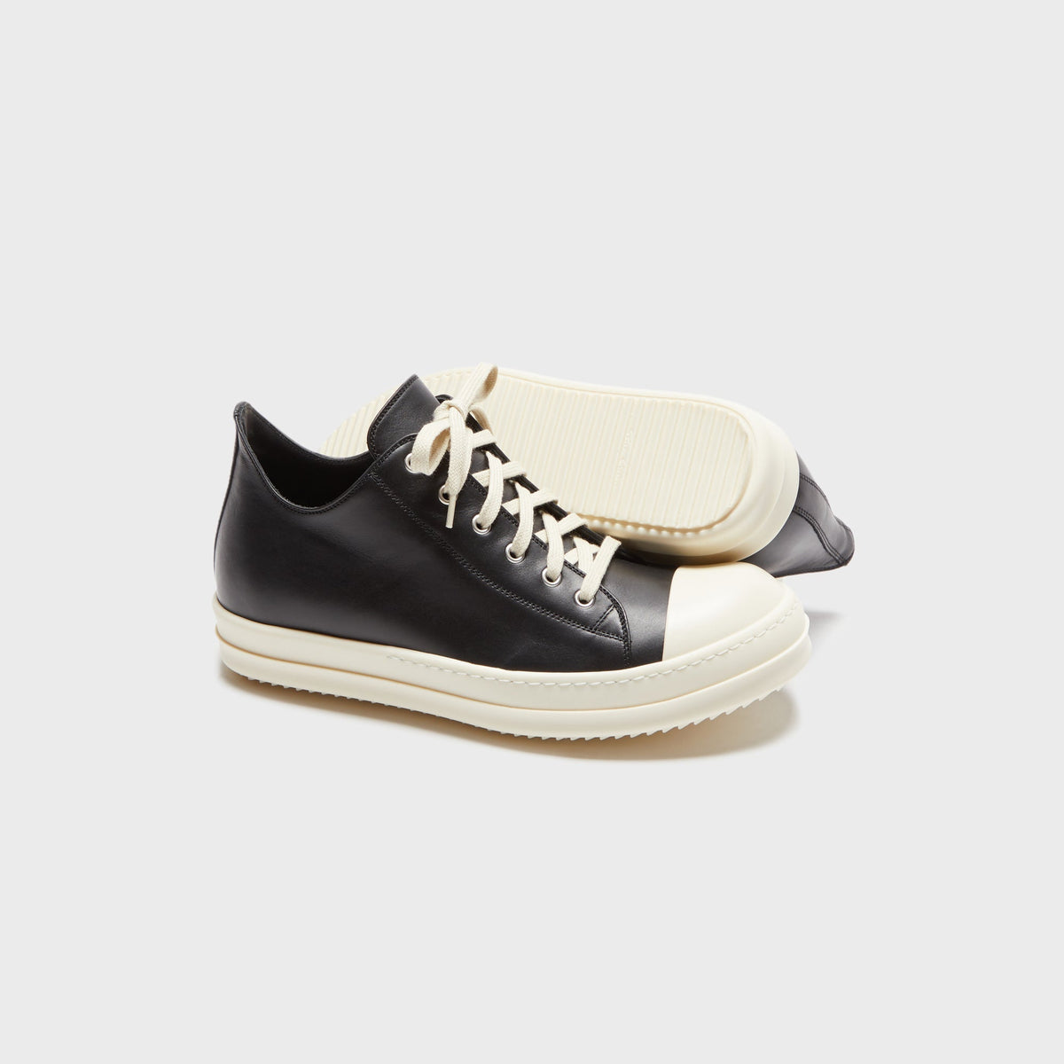 Rick Owens Low Sneaks - Black / Milk