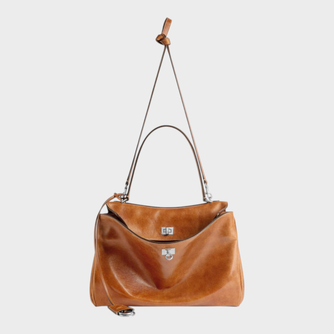 Libby | Sac à main minimaliste en cuir souple de luxe