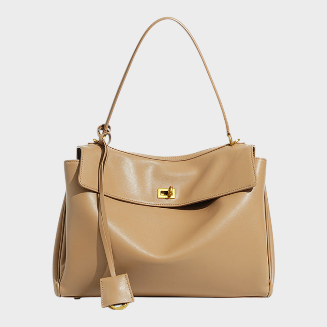 Libby | Sac à main minimaliste en cuir souple de luxe