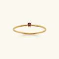 Bague pierre de naissance Amelia en or pour femme