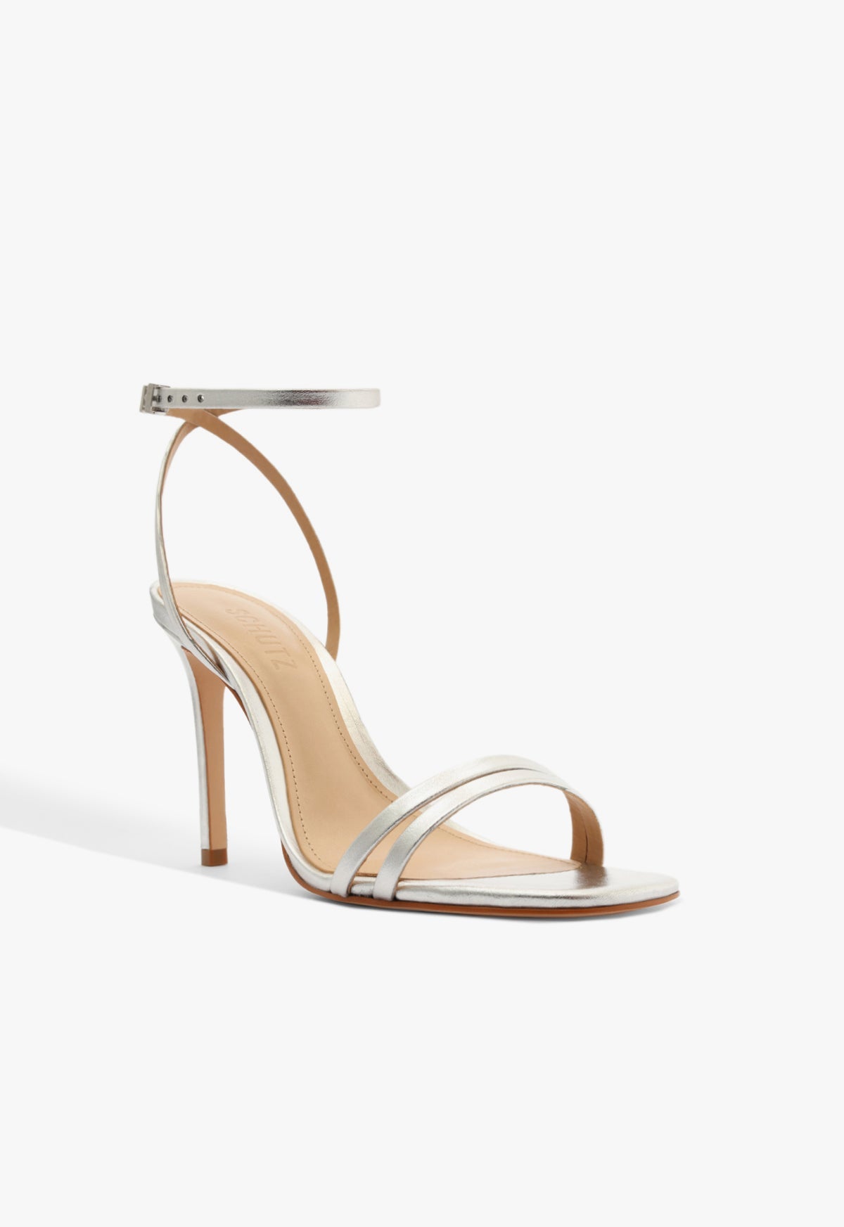 Schutz Altina Sandal - Silver Metallic