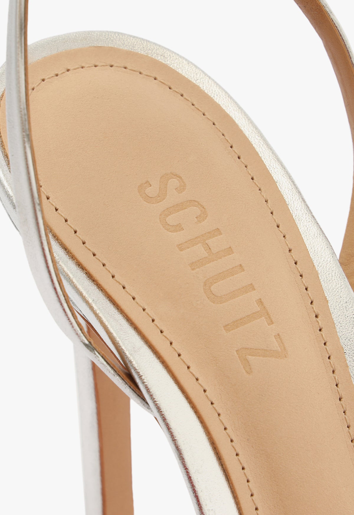 Schutz Altina Sandal - Silver Metallic