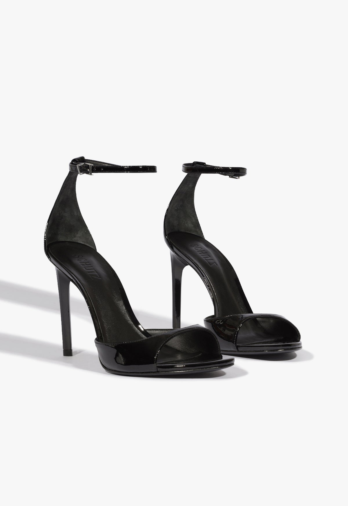 Schutz Scarlett Sandal - Black Patent
