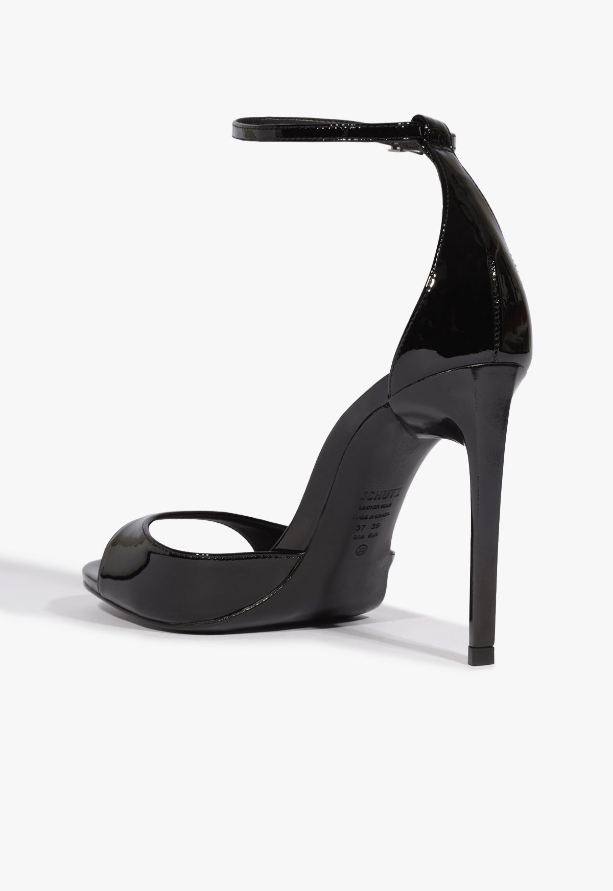 Schutz Scarlett Sandal - Black Patent