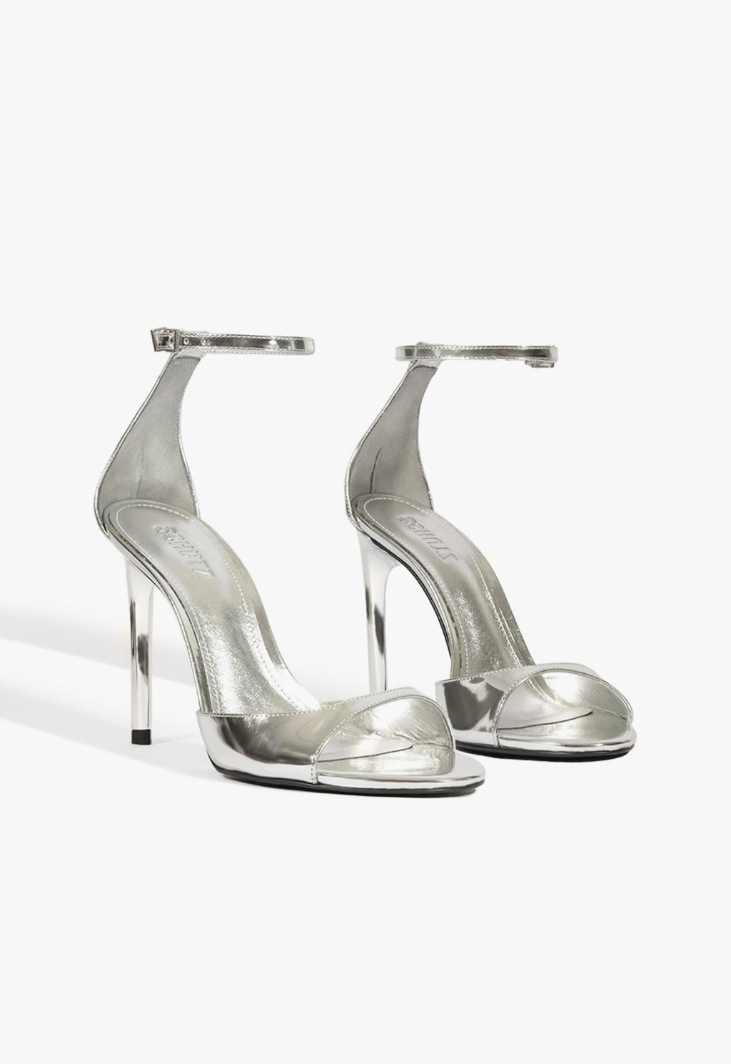 Schutz Scarlett Sandal - Silver Metallic
