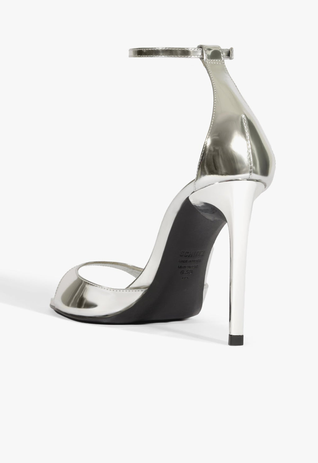 Schutz Scarlett Sandal - Silver Metallic