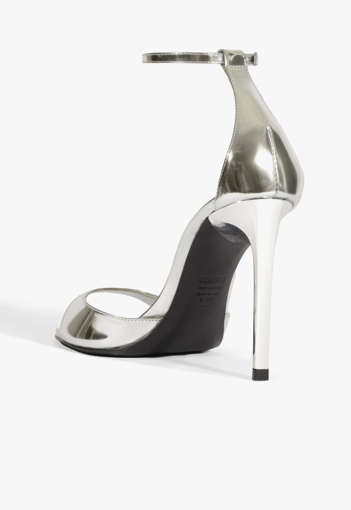 Schutz Scarlett Sandal - Silver Metallic