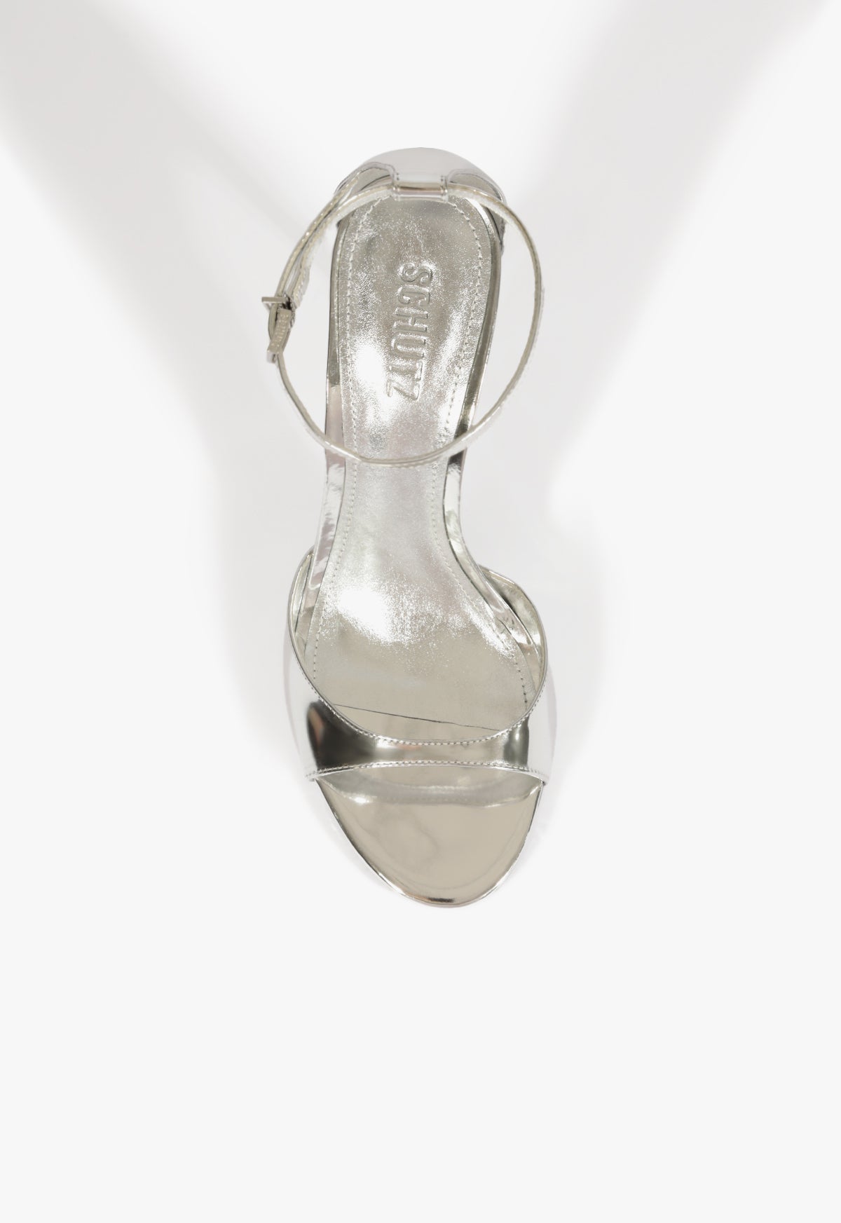 Schutz Scarlett Sandal - Silver Metallic