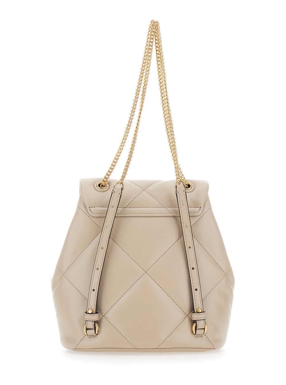 Tory Burch Kira Diamond Quilt Backpack - Beige