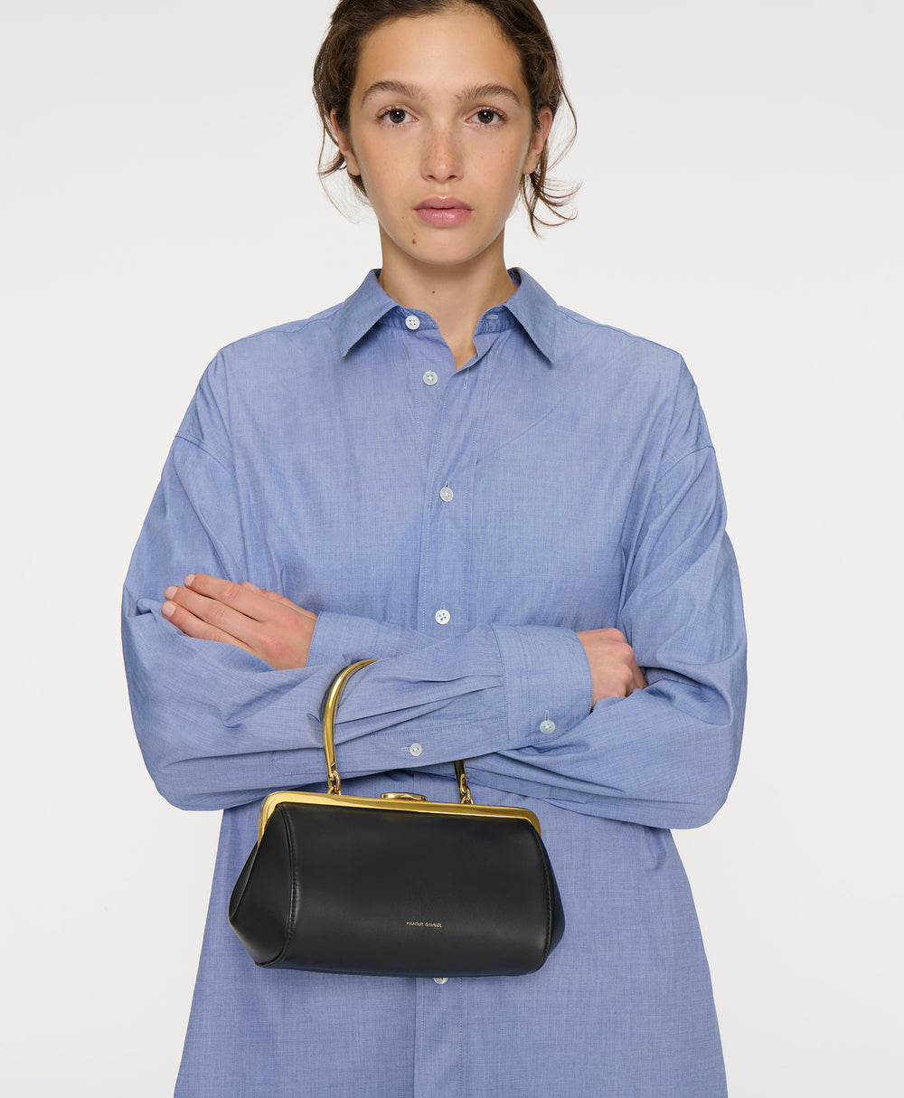 Mansur Gavriel Pina Evening Bag - Black