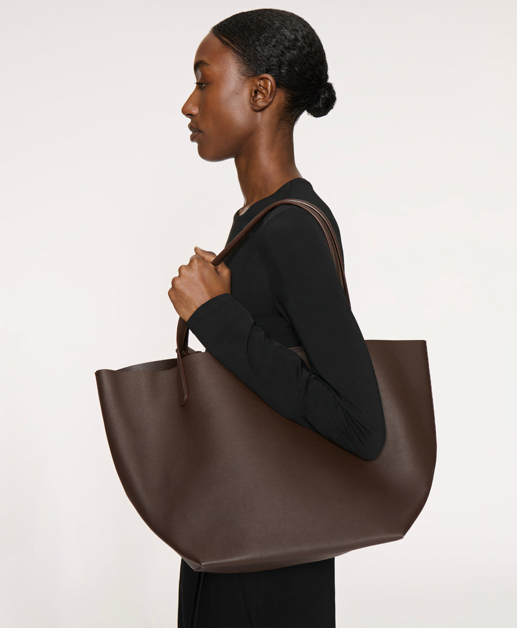 Mansur Gavriel Everyday Soft Tote - Ebony / Ebony