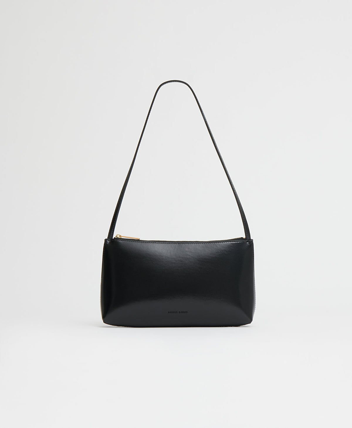 Mansur Gavriel Gaia Shoulder Bag - Black / Flamma