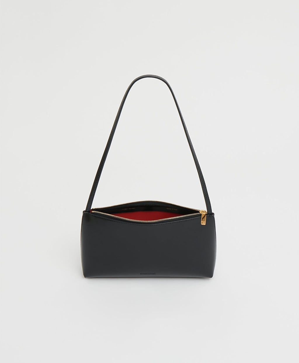 Mansur Gavriel Gaia Shoulder Bag - Black / Flamma