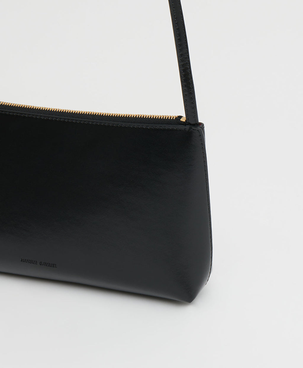 Mansur Gavriel Gaia Shoulder Bag - Black / Flamma
