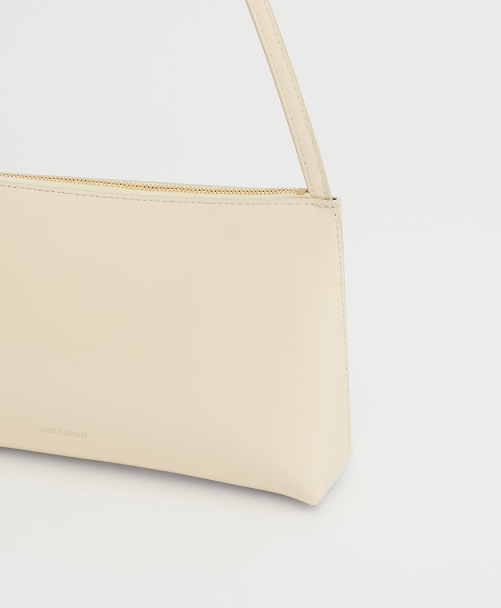 Mansur Gavriel Gaia Shoulder Bag - Crema / Ebony