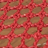 Staud Alba Ballet Flat Netting - Red