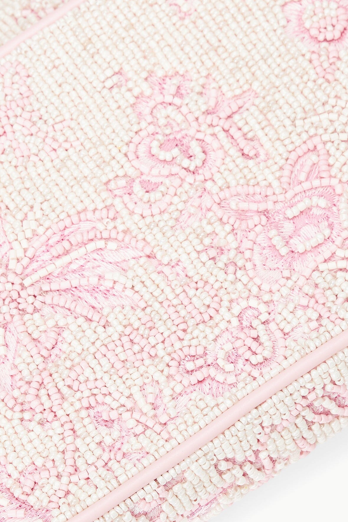 Staud Tommy Beaded Bag - Ivory Cherry Blossom Toile