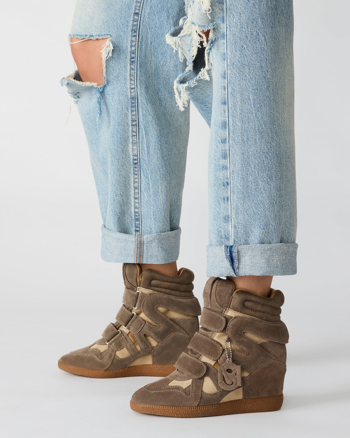 Steve Madden Mavis - Taupe Suede