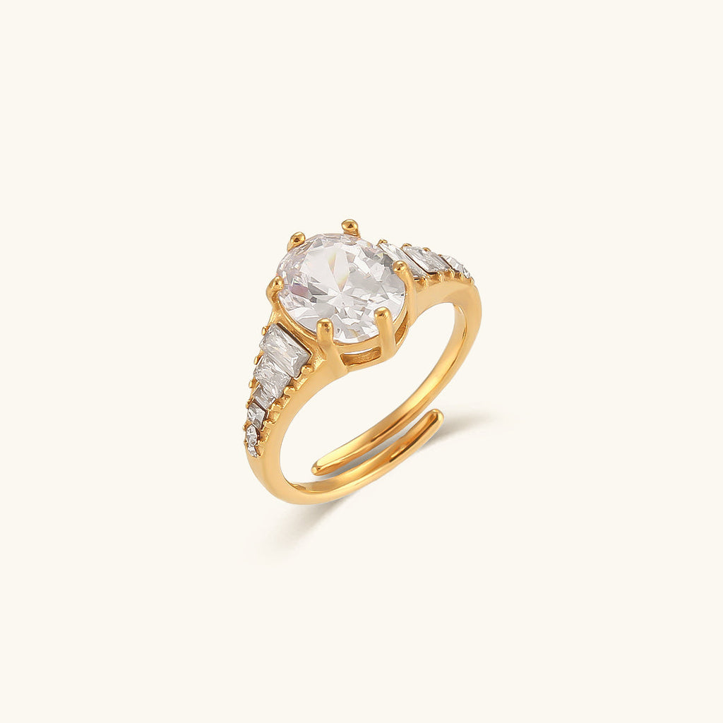 Bague Syllia en or 18 carats à diamants pour femme