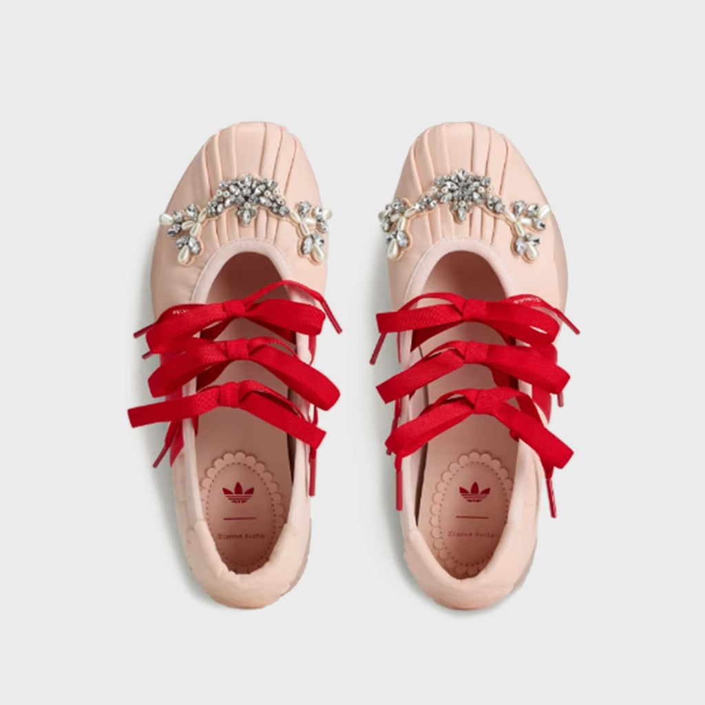 Adidas x Simone Rocha Taekwondo Ballerina Leather - Pink Tint / Better Scarlet