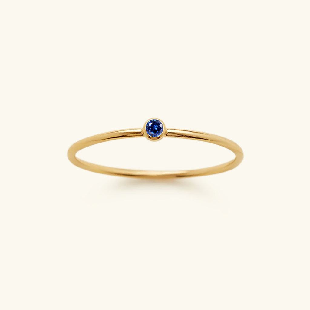 Bague pierre de naissance Amelia en or pour femme