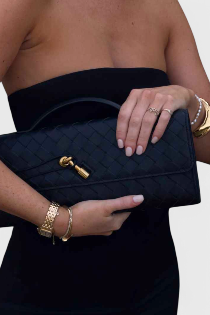 Sac bandoulière Melanie avec nœud doré