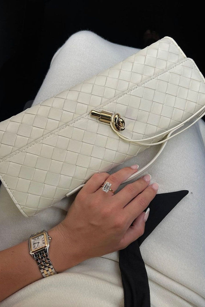 Sac bandoulière Melanie avec nœud doré
